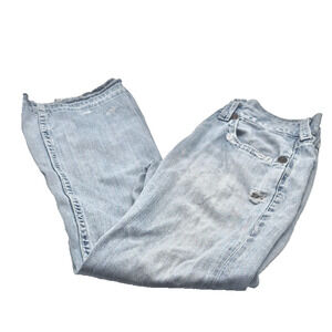 VTG True Religion Bobby Big T Jeans Distressed Size 34 x 34